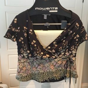 Forever 21 wrap shirt
